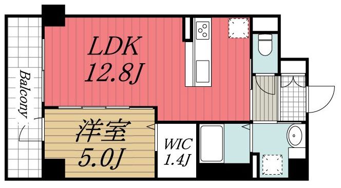 京成本線 宗吾参道駅 徒歩8分 5階建 築1年の間取り写真