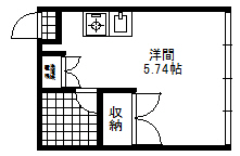 広島市安芸区矢野東のマンションの間取り