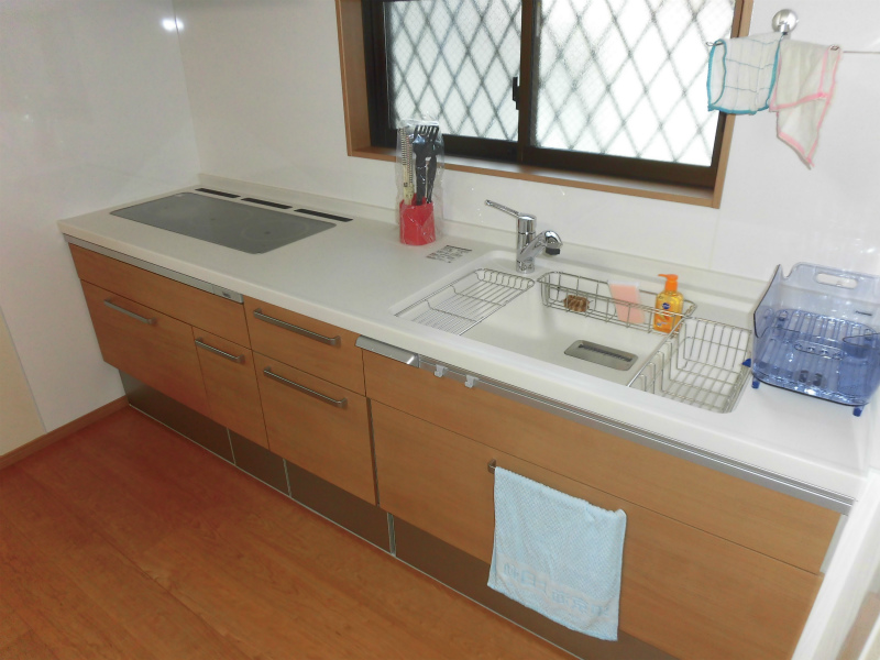 キッチン　大きなＩＨシステムキッチン２ヶ所