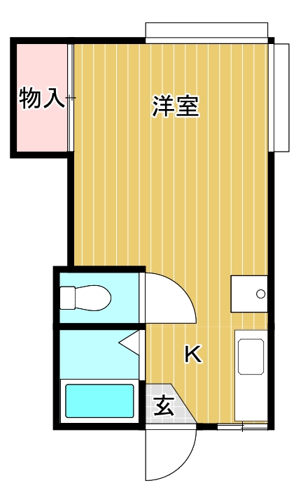コーポ八松庵の間取り