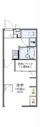 レオパレスシャルムの間取り