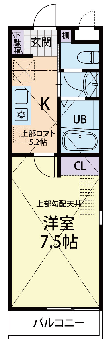 Raffine栃木(ラフィーネトチギ）の間取り