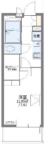 岡崎市栄町のマンションの間取り