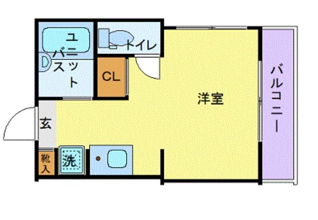 さいたま市大宮区大成町のアパートの間取り