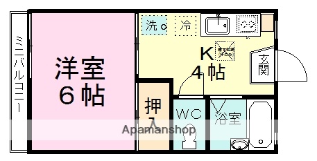 ハイツ北川の間取り