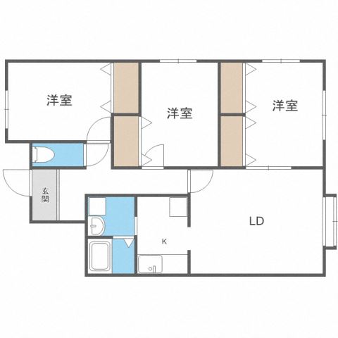 パルクサンシャインの間取り