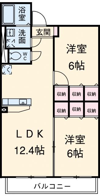 クレアールIの間取り