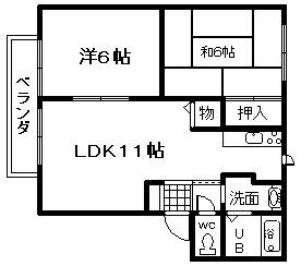 フロンティア2番館の間取り