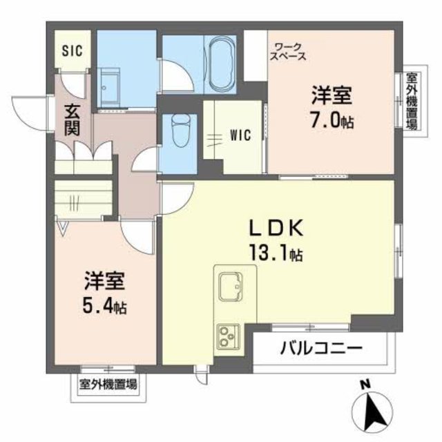 駿東郡長泉町上土狩のマンションの間取り