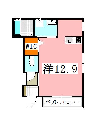 明石市立石のアパートの間取り