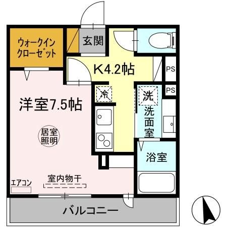 グランセレスタＡの間取り