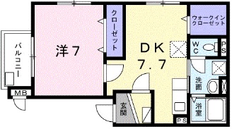 フォルトゥナ弦巻の間取り