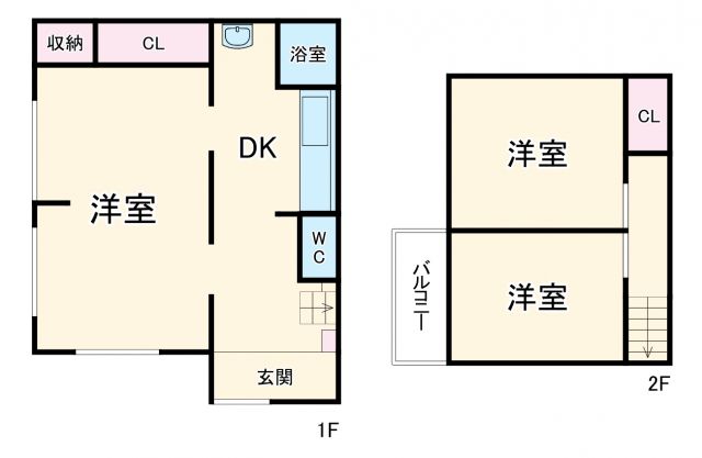 【三咲ハウスの間取り】