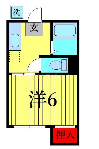 葛飾区東金町のアパートの間取り