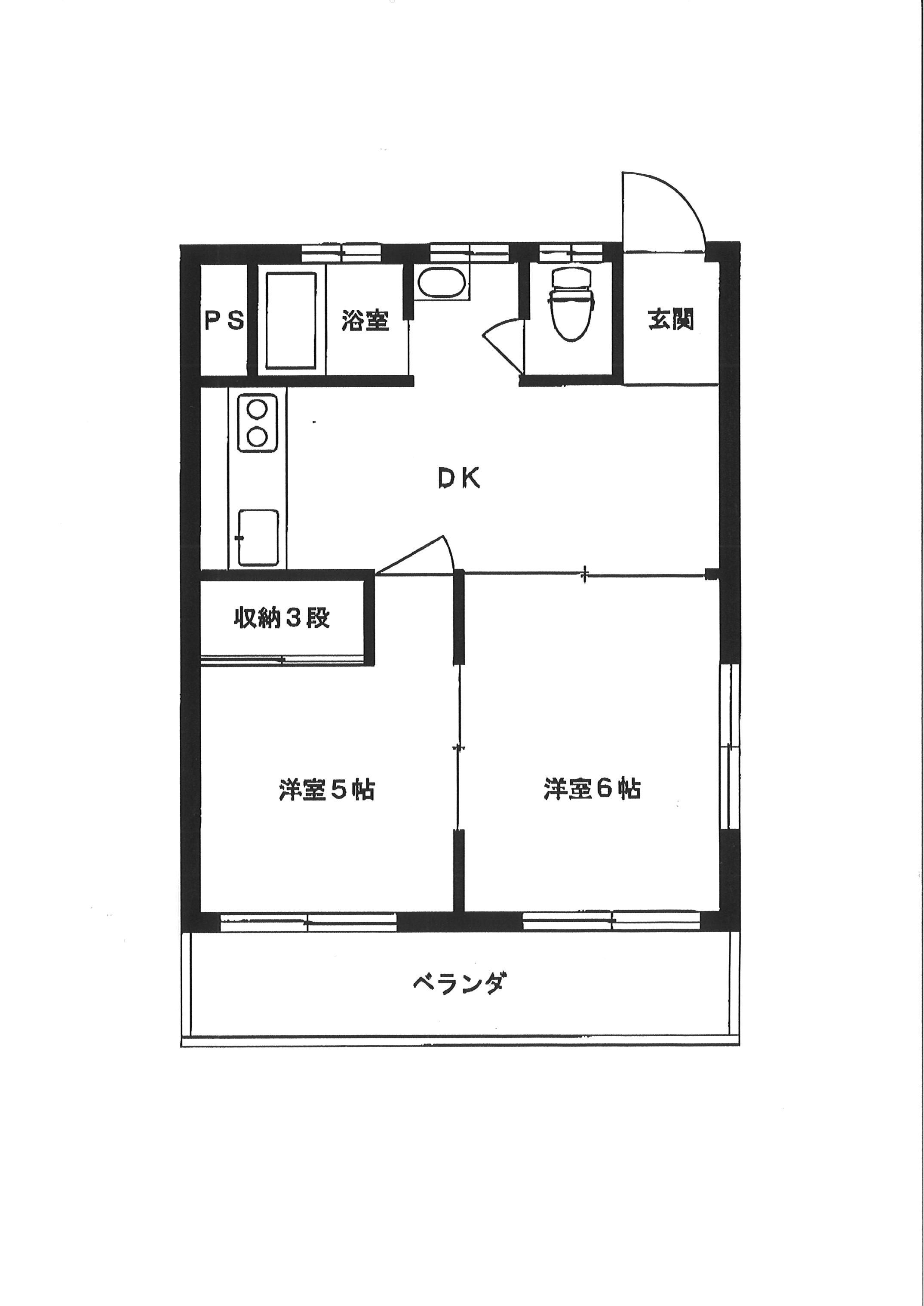 エメラルドハイツCの間取り