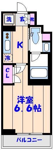 ストーリア市川行徳の間取り