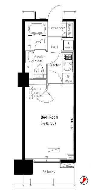 パークアクシス西船橋本郷町の間取り