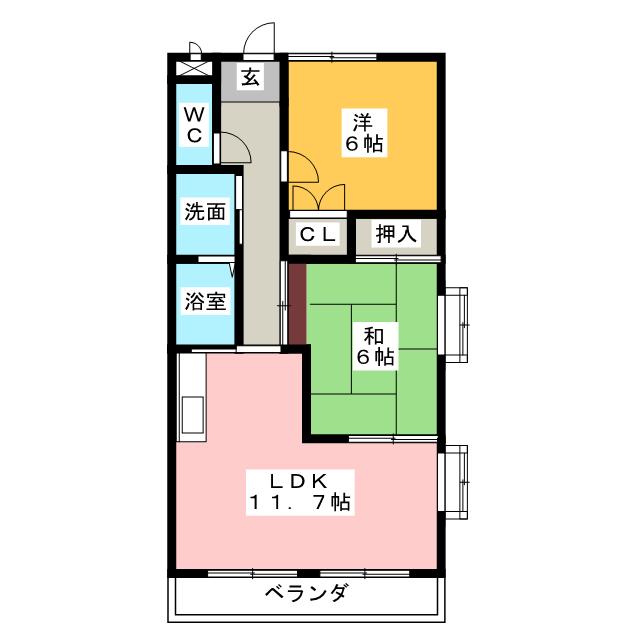 アネックス西町の間取り