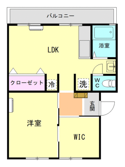 コスモ磯子の間取り