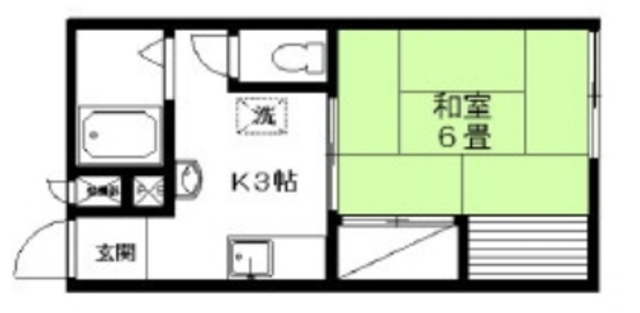 グリーンコーポBの間取り