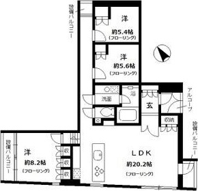 VISCONTI覚王山の間取り