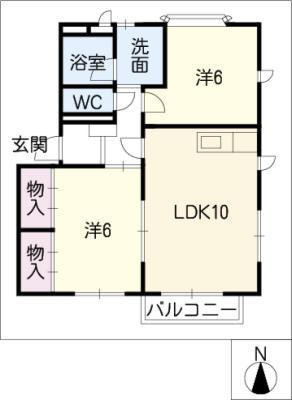 カーサ六条の間取り