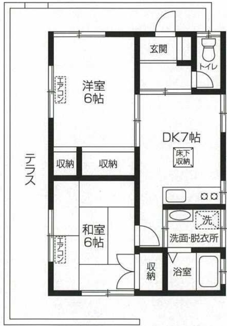 第三西川ハイツの間取り