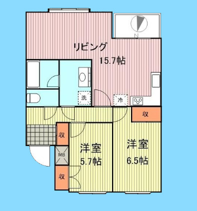 藤喜ビルの間取り