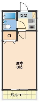 ロイヤルコーポ北中島の間取り