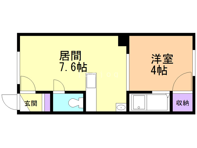 ベルコートハウスの間取り