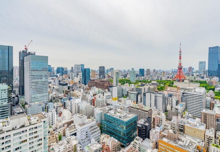 【港区浜松町のマンションの眺望】