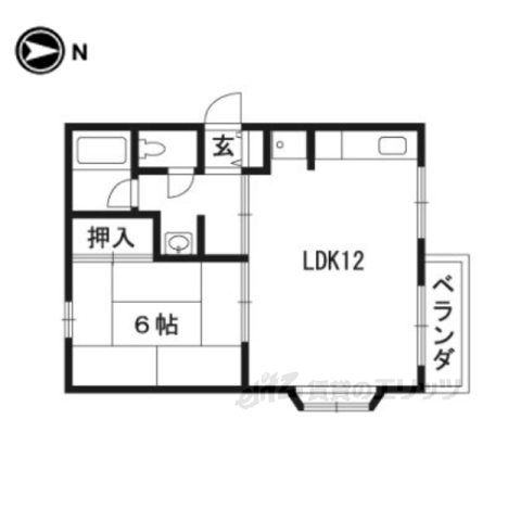 シャルマン宇津根の間取り