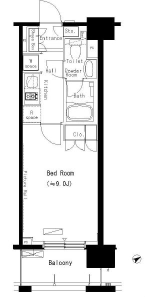 パークアクシス西船橋本郷町の間取り