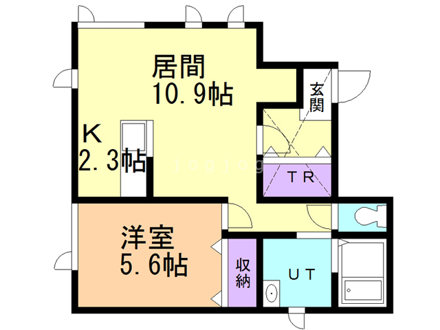 コロポックルの間取り