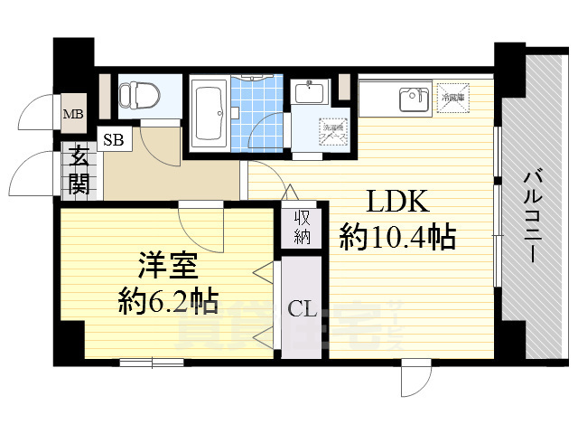 サクシード胤の間取り