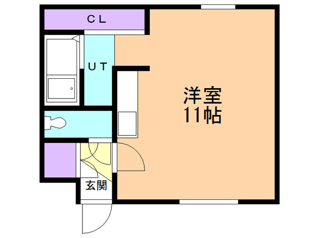 北広島市中央のマンションの間取り