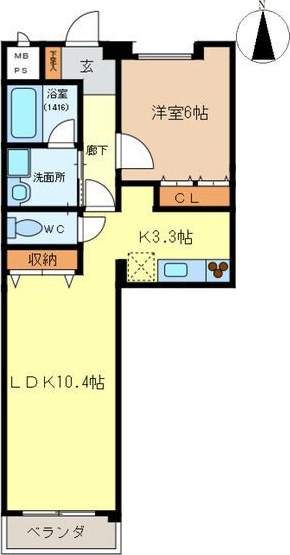 ロワイヤル卯坂の間取り