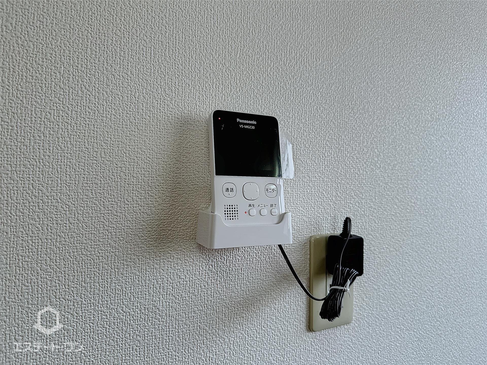 セキュリティ　来客の顔が確認できるモニターホン付きで安心♪