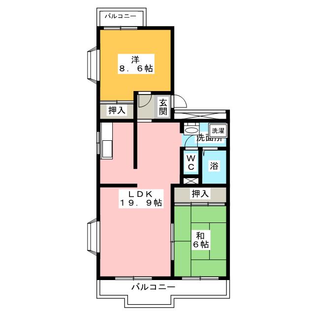 瀬戸口館の間取り