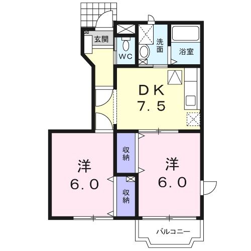 フォレスタピーノの間取り