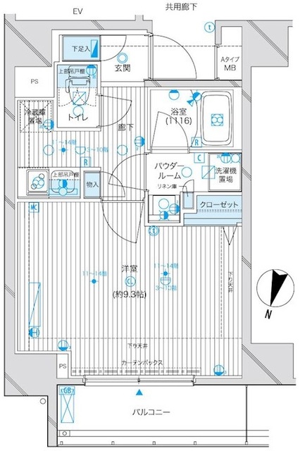 メインステージ九段下の間取り