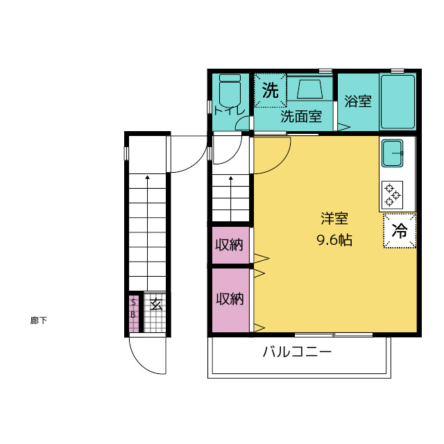 ｋａｄｏｔａハイツの間取り