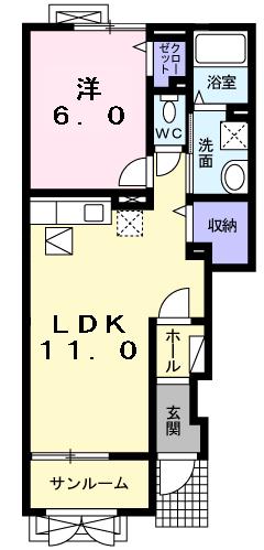 グローリーアカヒラの間取り