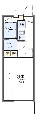 レオパレス希林館の間取り