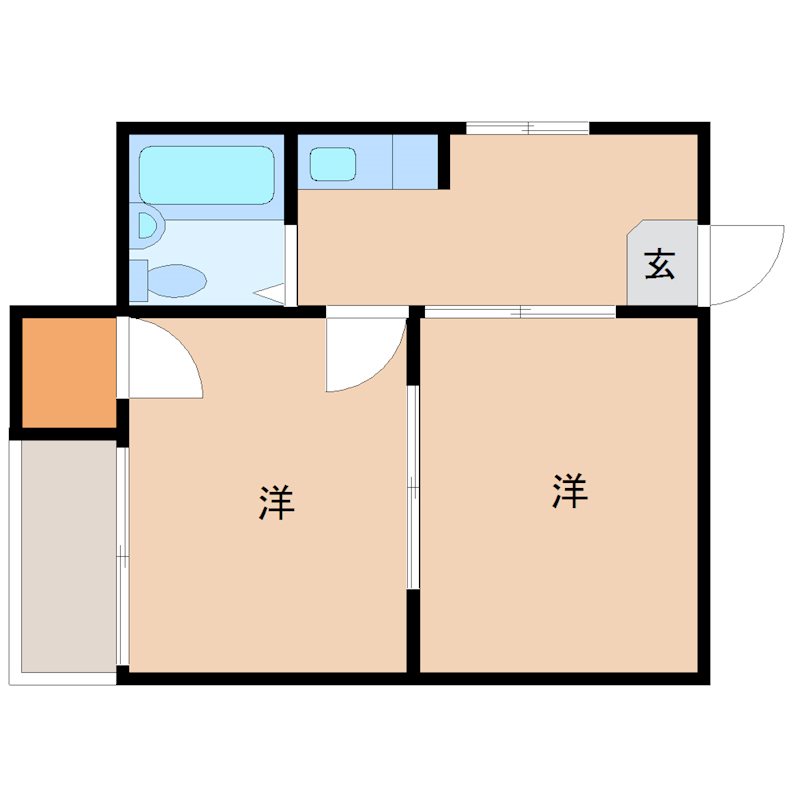 メゾンフォンタルの間取り