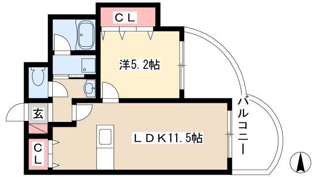 ベレーサ築地口ステーションタワーの間取り