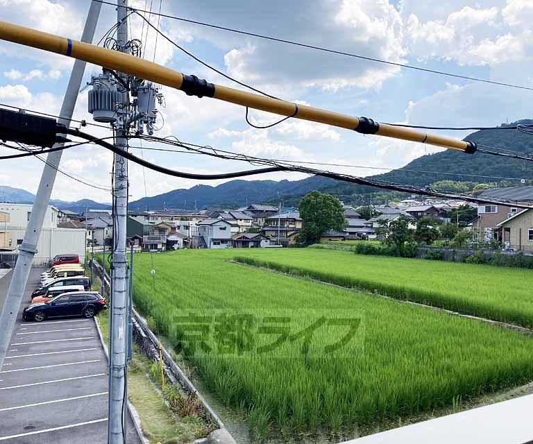 【大津市高砂町のアパートの眺望】