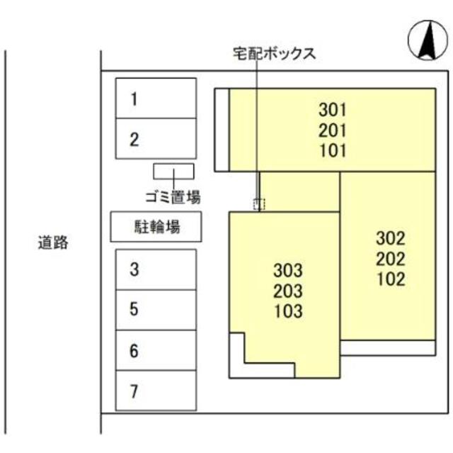 【堺市北区百舌鳥本町のアパートのその他】