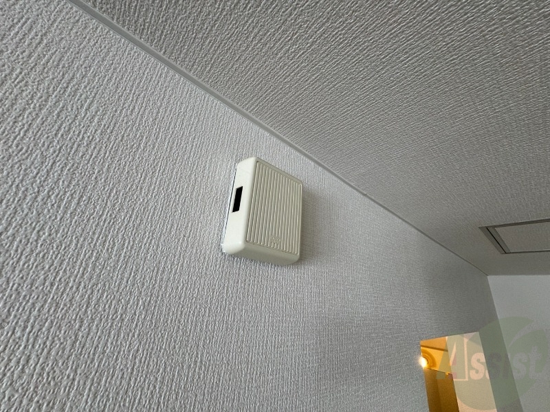 セキュリティ　来客時にはこちらのチャイムが鳴りますよ。