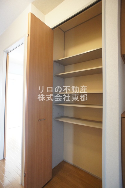 収納　収納はクローゼットタイプなので、整理整頓はかどります☆
